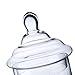 Diamond Star Apothecary Glass Candy Jar with Lids, Large Candy Buffet Display Elegant Storage Jars, Decorative Wedding Candy Canisters (Height: 15