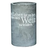 Räder Vino Beton Weinkühler Das Leben ist zu kurz
