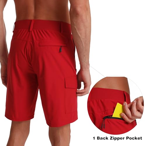 Image of Men's Lightweight Hiking Work Cargo Shorts 9 inch-5 Pockets