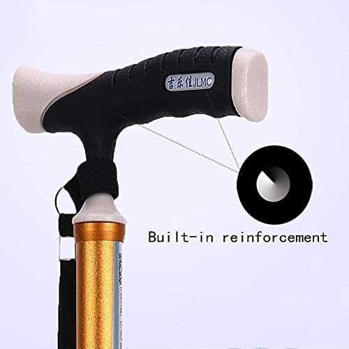 Watch Winders, Walking Stick,Walking Canes Retractable Foldable Adjustable Height Crutches Portable Non-Slip Daily Living Aids for Seniors Disabled Present - Image 3