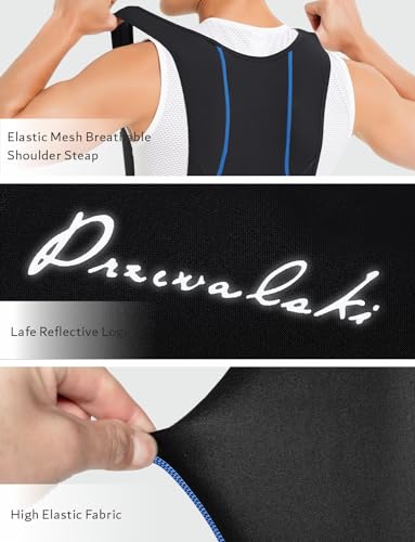 Image of Przewalski Men's 3D Padded Cycling Bike Bib Shorts, Excellent Performance and Better Fit