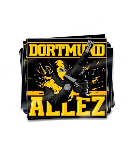 KNOW-MORE-STYLEZ Aufkleber 0231 Dortmund Allez 50 Stück Set