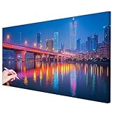 Diamond Painting Puente, Diamond Painting Grande 200x100cm, DIY Pintura de Diamante Ciudad Kit Completo, 5D Cuadro Diamantes Kit de Manualidades para Adultos Regalos para Mujer Decoracion Hogar -2867