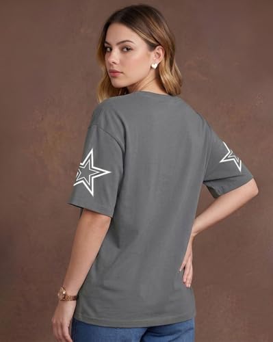 Image of AUSK Oversized T-Shirts || Printed Half Sleeve Tshirt for Womens