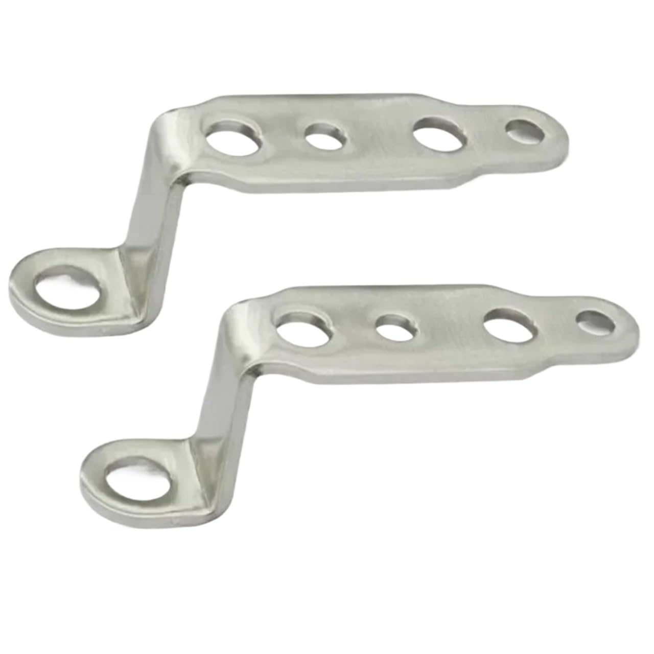 Headlight Bracket Motorcycle Headlight Bracket Rearview Mirror Lamp Spotlight Extension Holder Clamp Motorbike Scooter Accessories(Silver-2pcs)