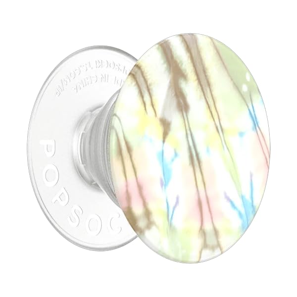 Image of PopSockets PopTop, Adhesive Phone Grip with Swappable Top, Purple - Rigid Tie Dye