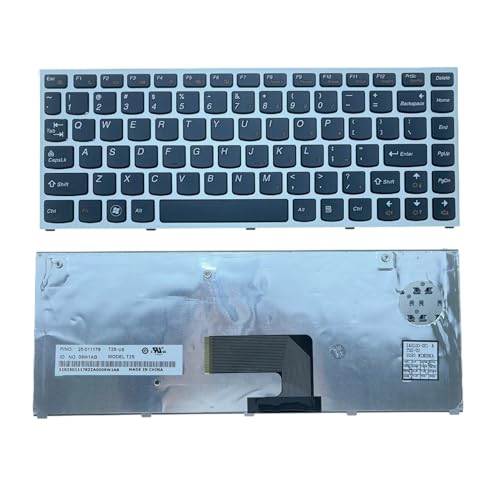 Clavier américain pour Ordinateur Portable Lenovo Ideapad U460 U460A QWERTY
