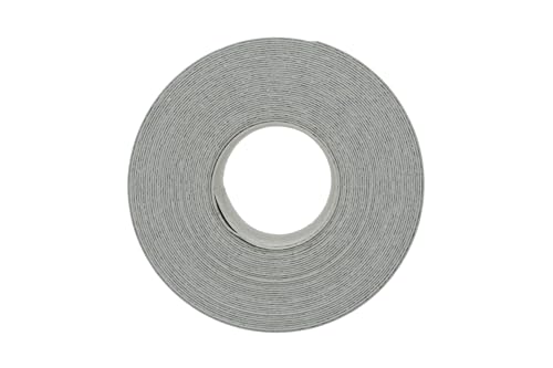WoodPress® 40mm Pearlised Grey Melamine Edging, Pre-Glued Veneer Tape – 7.5m Roll - Iron-On for Easy DIY Application – Will Cover the Edge of a Standard MDF Panel - Image 2