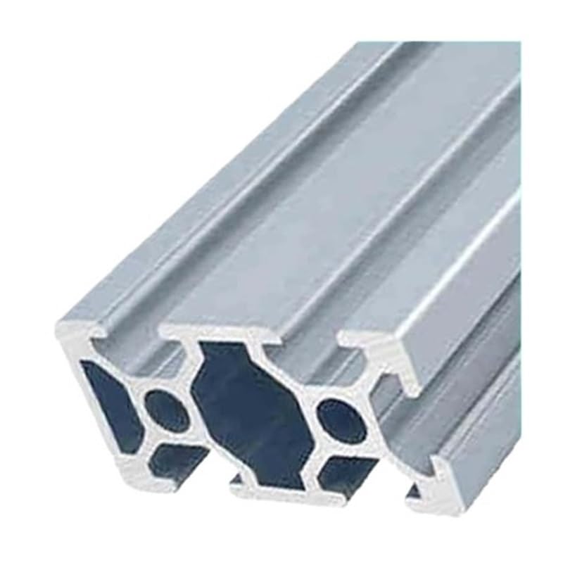 OB-2040N1-20 Perfil De Aluminio Con Ranura En T, Marco DIY, Máquina Extrusión Carril Lineal, Metal CNC, Sellado for Impresora 3D, 1 Ud(850mm)