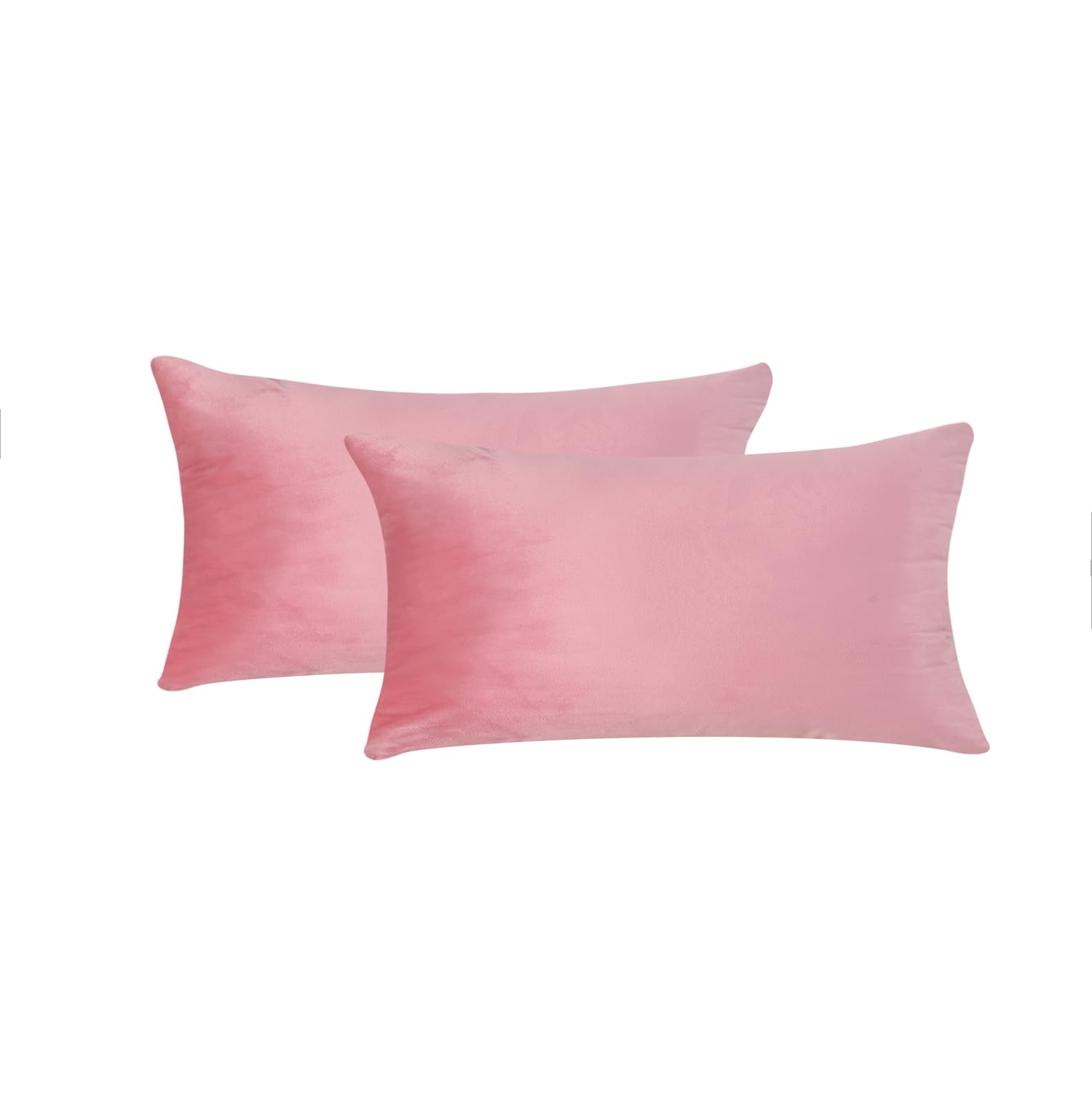 Hadi London Sakura Velvet Cushion Covers Set Of 2 Rectangle Cushions Cover For Sofa Bedroom Living Room With Invisible Zipper Fit Up To 30 X 51 Cm Or 12X20 Inch Inner