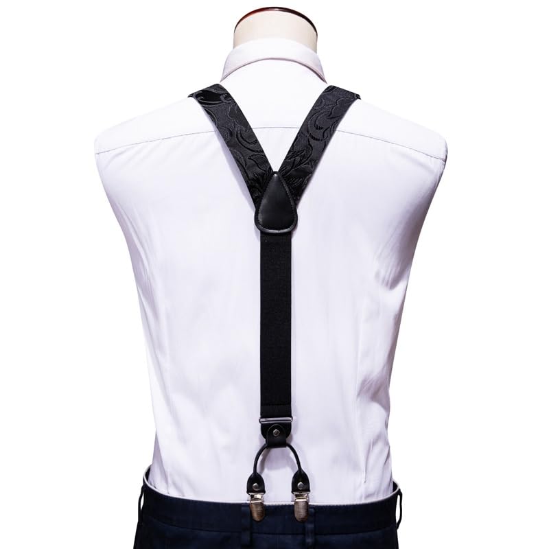 Set de tirantes, corbata y gemelos para hombre miniatura 4