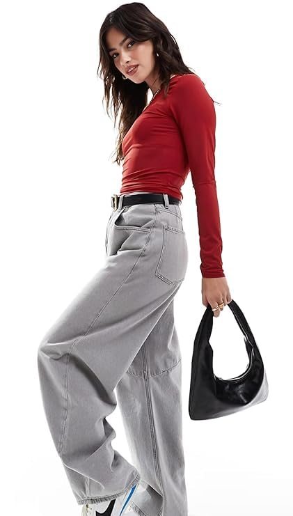 Image of SIGHTBOMB Close Rim Ultra Soft Microfiber Round Neck Long Sleeve Cuddle TEE for Women