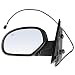 ECCPP Side View Mirror Replacement Fit for 2007-2013 Chevy Avalanche 1500 2008-2013 GMC Sierra 1500 Black Power Heated Driver Side Mirror