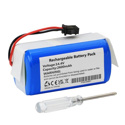 2600mAh Rechargeable Aspirador Batería para OKP Life K2, K3P, K4, K7, OKP K5, K5 Pro Robot Vacuum Cleaner with Tools 14.4V