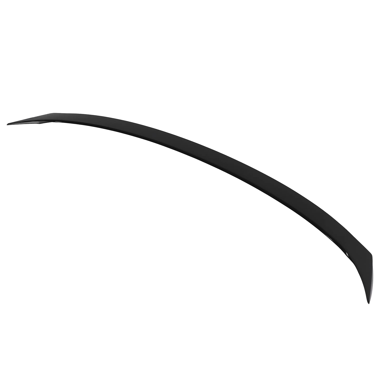 Generic Auto Rear Spoiler, Wearproof Fashionable Tail Trunk Lip for V Style(Caijing Black)'