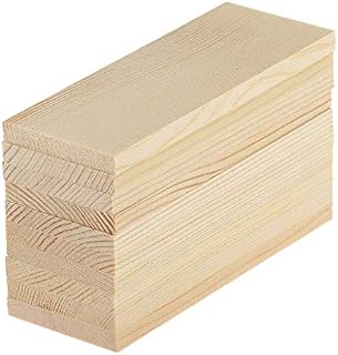10 Pieces 10 cm Pine Wood Rectangle Board fit for Craft Painting Modelling Fretwork Engraved Home Decor