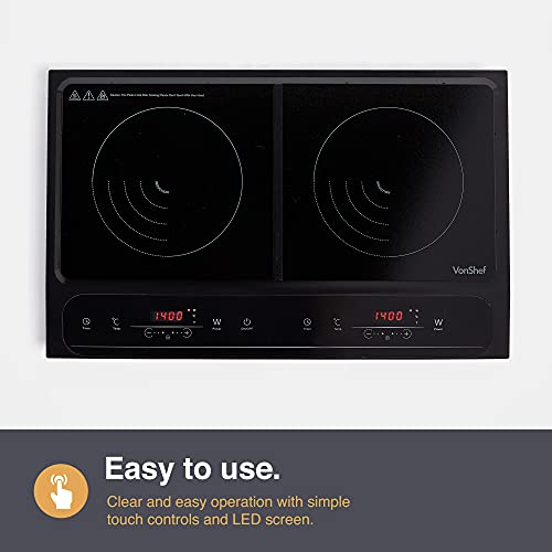 Portable Double Induction Hob - 2800W Electric Cooking System - Image 3