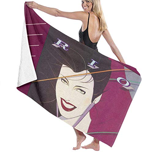 LALOPEZ Unisex Duran Duran Rio Multipurpose Bath Towel 31.5"x51.2"/80x130cm