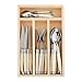 Laguiole Jean Dubost 24 Piece Flatware set (knives, spoons, forks)-Ivory