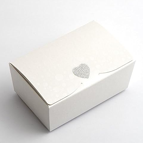 Medium Pearlised Chocolate Favour Boxes (Pack of 10) Cover