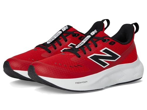 New Balance �L�b�Y �t���b�V���t�H�[�� 625 V1 ���[�X�A�b�v, �g�D���[���b�h/�u���b�N/�z���C�g�B, 3.5 Wide Big Kid