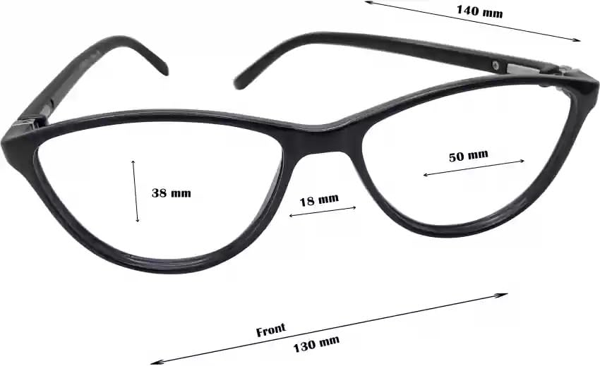 Image of Reading Glasses for Women Men Power +1.00 1.25 1.50 1.75 2.00 2.25 2.50 2.75 3.00 Computer Mobile Anti Blue Light Generic Glasses Cat Eye Automatic UV Protection Lightweight black