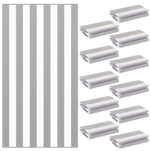 12 Pcs Oversized Microfiber Beach Towel Set 63''x32'' Extra Large Quick Dry Lightweight Thin Sand...