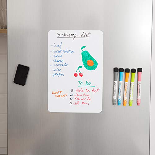 Small Dry Erase Board for Fridge 12x8 inches