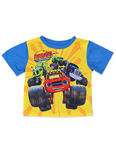 Nickelodeon Blaze And The Monster Machines Toddler Boys 2 Piece Pajamas Set (4T, Red/Blue) #TOP2