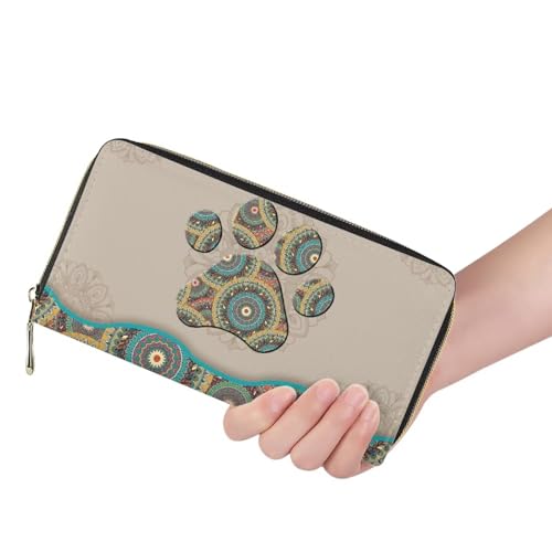 JEOCODY Long Leather Wallet Women Gift Purse Phone Cards Holder Clutch Capacity Pocket2