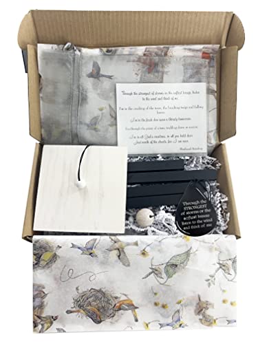 Modern Farmhouse Memorial Sympathy Craftsman Black And White Wind Chime Gift In Memory Of A Loved One By Weathered Raindrop #TOP6