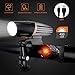HELIAN Lumière De Vélo Avant Et Arrière 6 Modes Ultra Puissant Lumineuses Parfait Facile Installer avec USB Rechargeable, Antichoc Impermeable Lampe pour Augmenter la Sécurité des Cyclistes