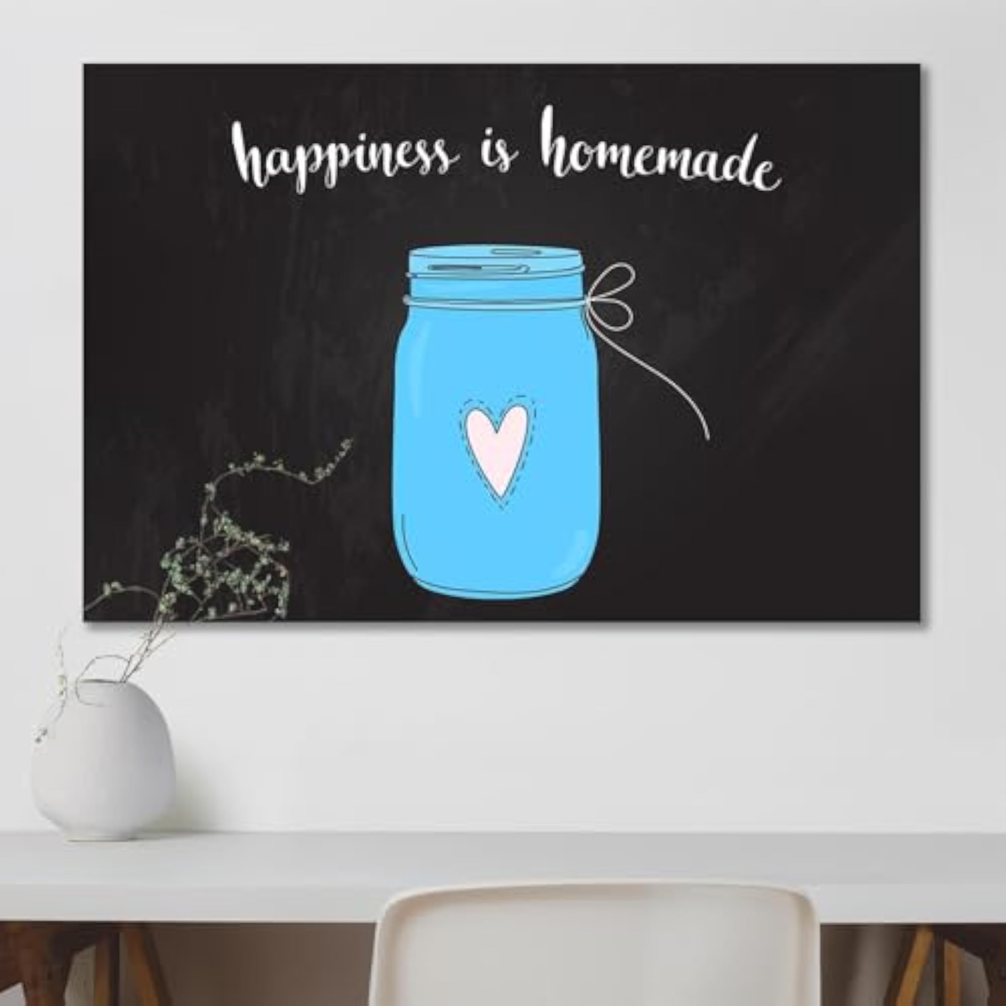 Happiness is Homemade Vinyl Wall Sticker for Home Decoration
