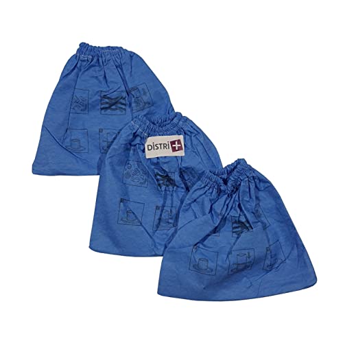 Distri+ - Pochettes Filtrantes pour aspirateurs Compatible avec Einhell : TH-VC1820S, FV9644 05 00 - Aquavac, EWT, Parkside Tous modèles - Lot de 3 Pochettes