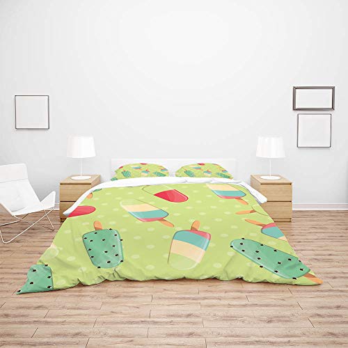 Parure de lit durable et hypoallergénique en microfibre douce - 4