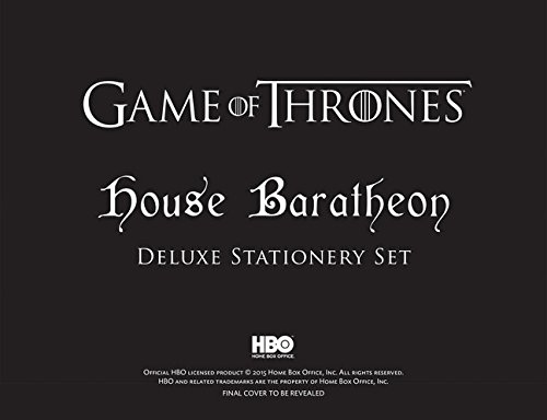 Game Of Thrones House Stark Schreibset - Limited Edition Mit Wachssiegel & Journal