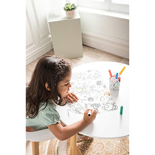 Set de table Noukie's N1870.85 lavable imperméable anti-tache motif Monstres