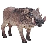 Gemini&Genius Warthog Animals Action Figure Toys for Kids (Wild Boar)