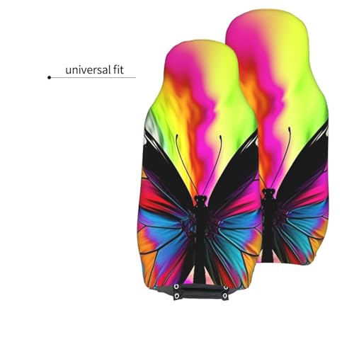 Housse de siège voiture universelle imperméable papillon - 5