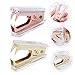 NUOBESTY 2pcs Creative Stapler Easy Use Office Binding and Home Lightweight Design Smooth Stapling Performance Random