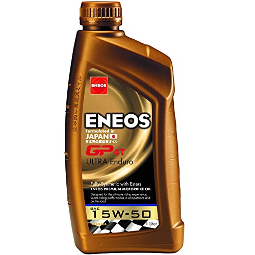 Huile 4T Eneos GP4T Ultra Enduro 15W50 pour sorties tout-terrain