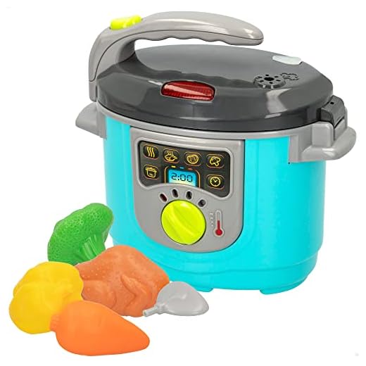 PlayGo Robot de cocina eléctrico de juguete, Juguete de cocina, Juguetes de hogar, con sonidos, con alimentos de cocina, 3 pilas AAA incluidas, +3 años