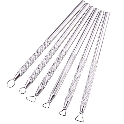 Zuoyou ZUOYOU190040301 6 Pcs Clay Pottery Sculpting Tools Set Pottery Clay Sculpture Caving Scraper Craft Modelling Tools thumb #2