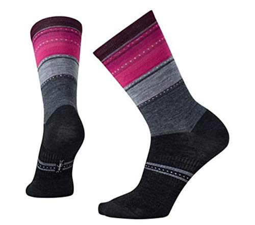FBA Smartwool Sulawesi Stripe Med Gray Heather/Light Gray Heather M