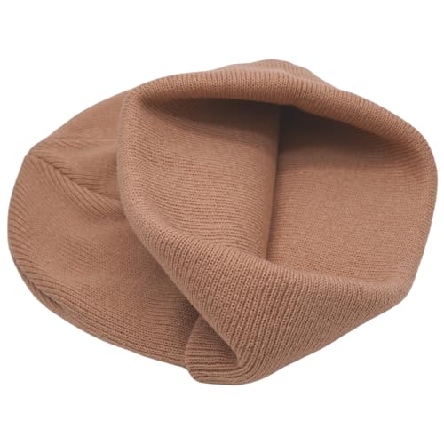 Image of 55cube Unisex Winter Beanie Hats Warm Thick Knit Cuffed Skullcaps