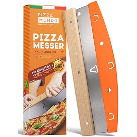 Pizza Mondo® corta pizza - Cortador pizza profesional de acero inoxidable Cover