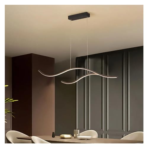 Lustre de plafond LED moderne or 120 cm pour éclairage minimaliste de salle à manger