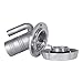 White Water 6006S-ACV Stainless Steel Water Deck Fill with Breathable Cap and Internal Vent - 40 Degree Angle