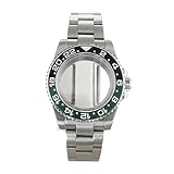1pc 40mm SUB GMT inserto in ceramica Glide Lock Chiusura cassa dell'orologio for movimento Miyota8215 Oyster Bracciale(Style 46)