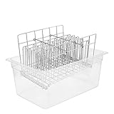 Sous Vide Container 12 Quarts with Sous Vide Rack and Lid Compatible with Anova All...